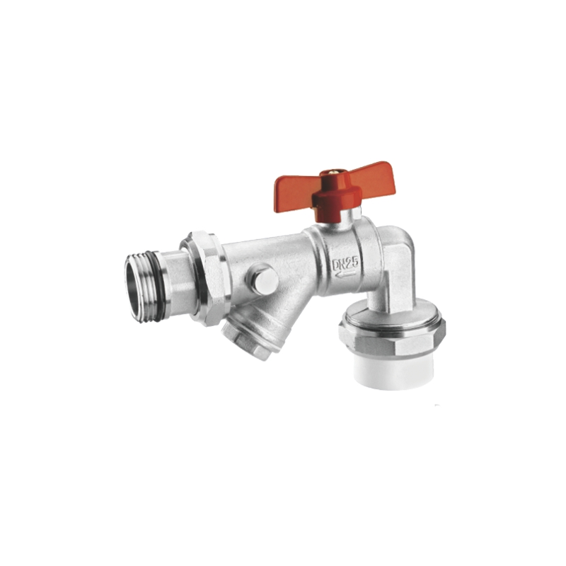 7119(PP-R带球过滤器角阀) PP-R角阀