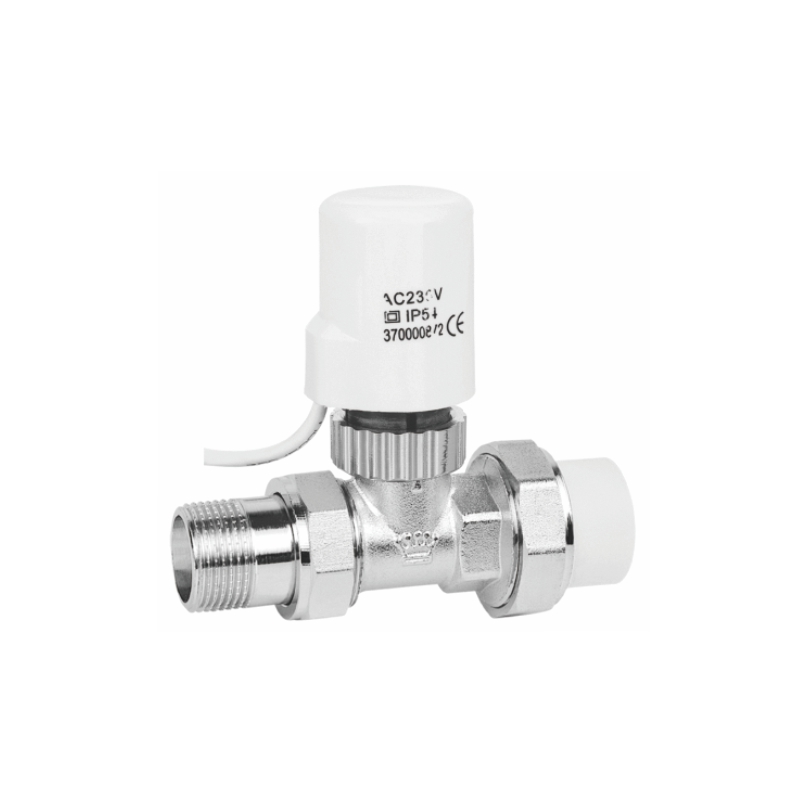 8060(PP-R) 电热自动直通温控阀