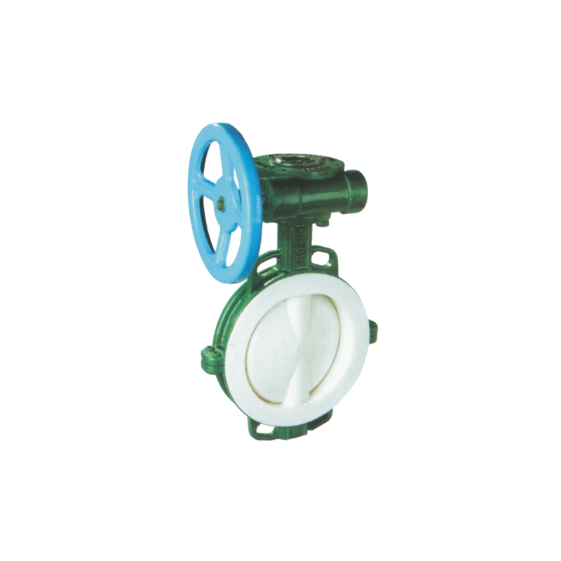 D371F4-10/16 衬氟对夹蝶阀